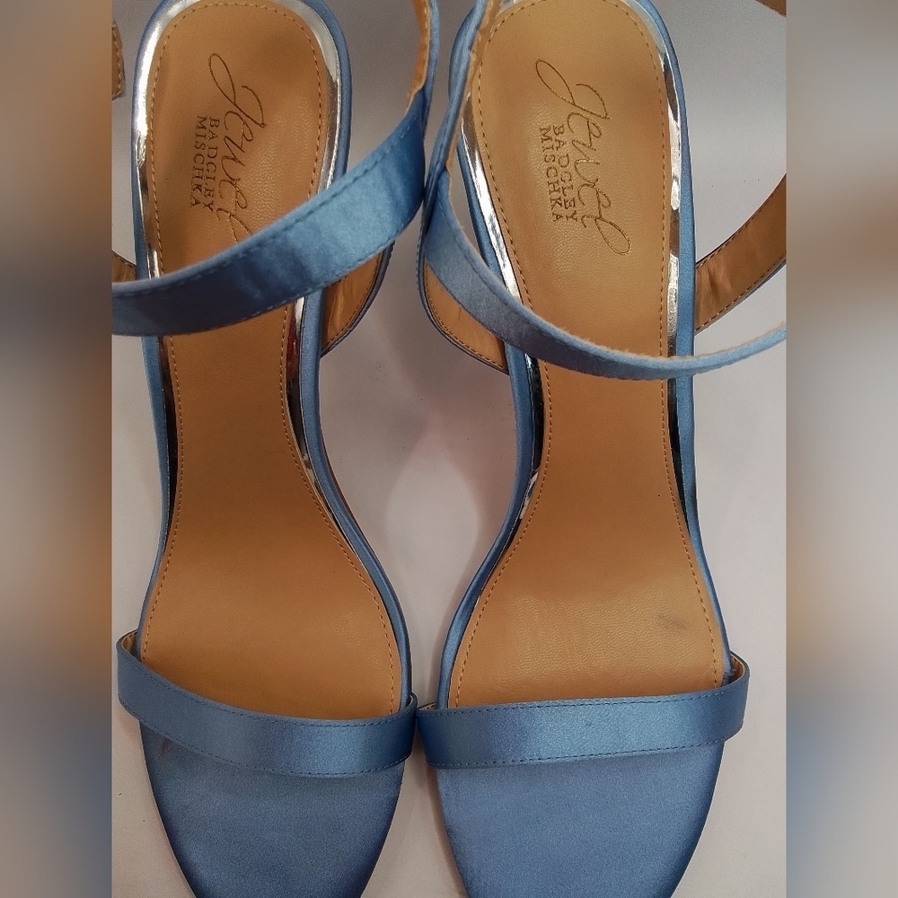 JEWEL BADGLEY MISCHKA Arlina Glitter Sandal SZ 11 - Picture 4 of 10